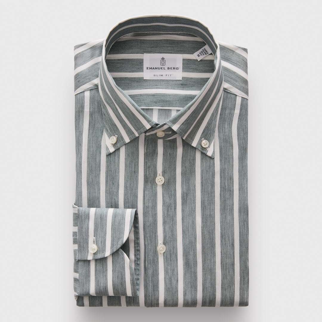 SF18717 Exaggerated Stripe Dobby Shirt