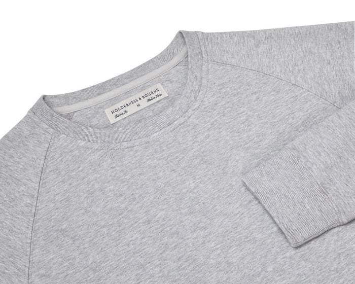 The Smith Pullover in Heathered Grey