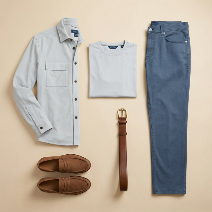 Micro Suede Shirt Jacket