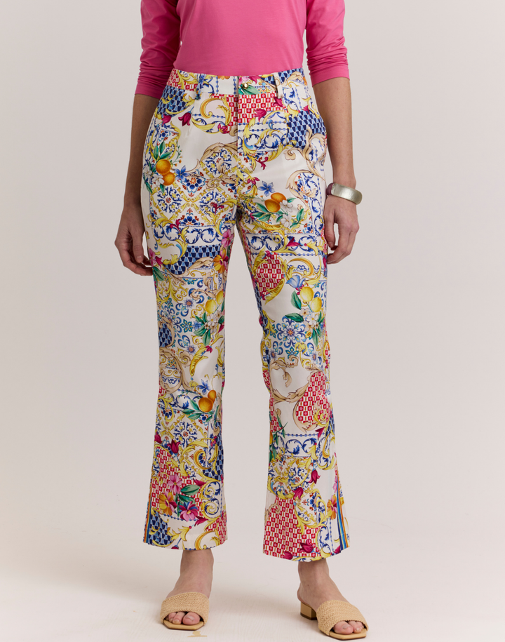 Nanette Amalfi Print Ankle Pant