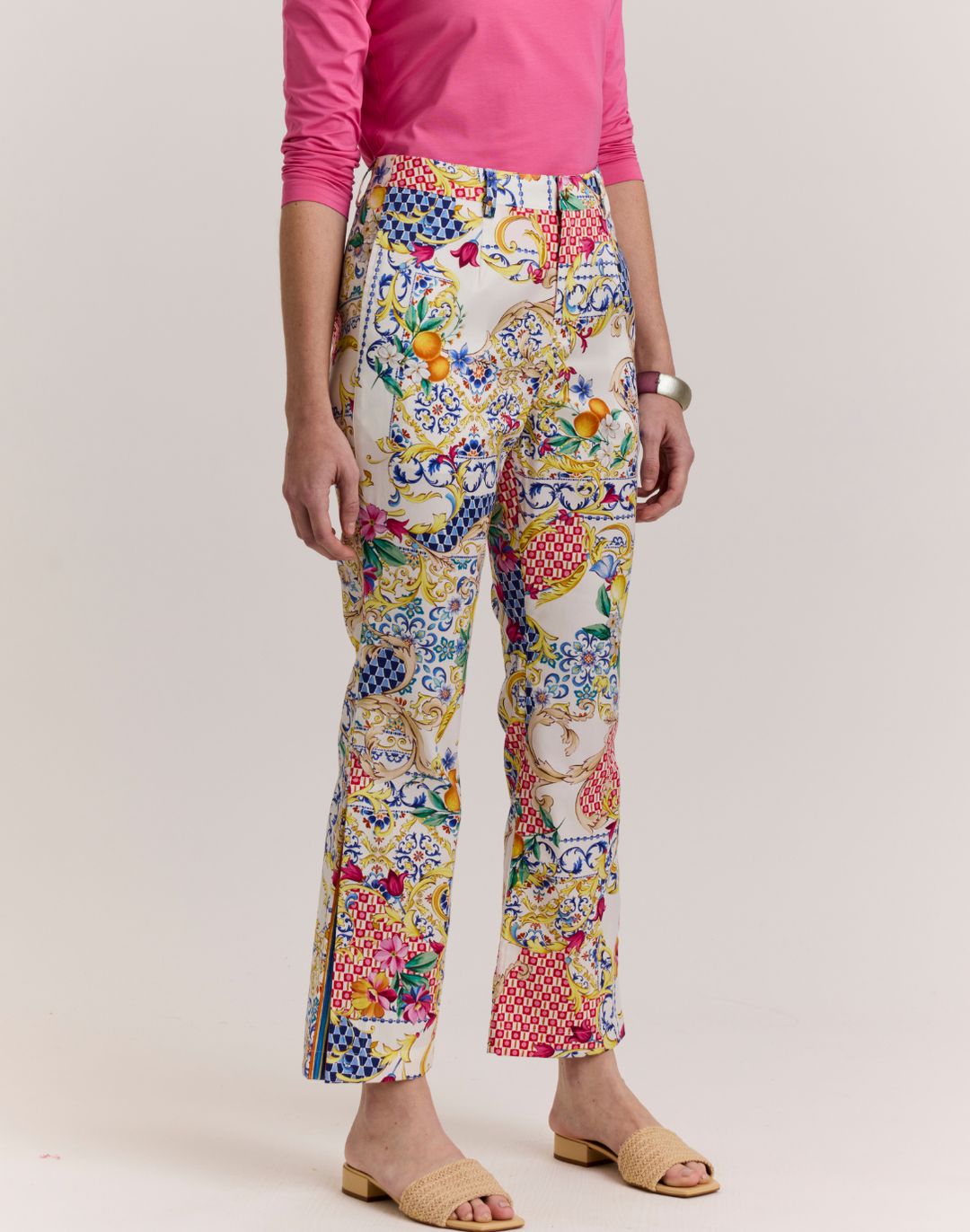 Nanette Amalfi Print Ankle Pant