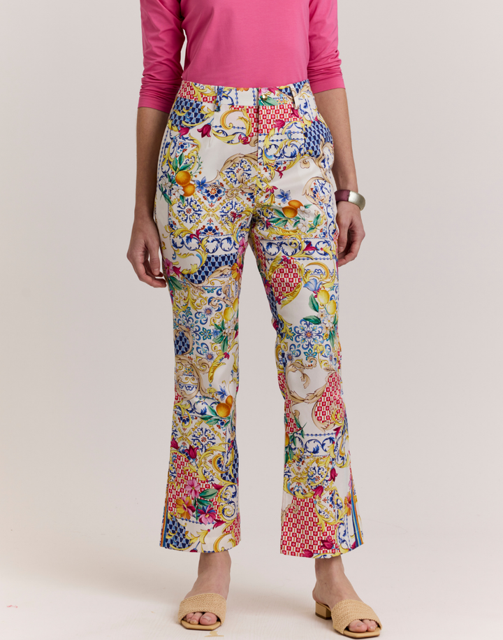 Nanette Amalfi Print Ankle Pant