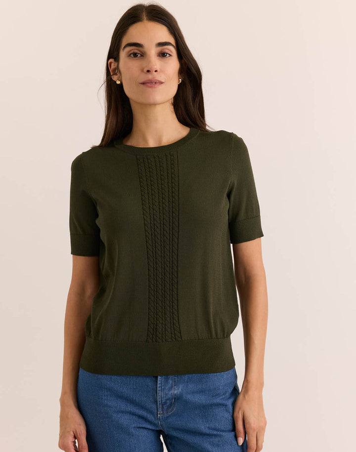 Katie Short Sleeve Sweater