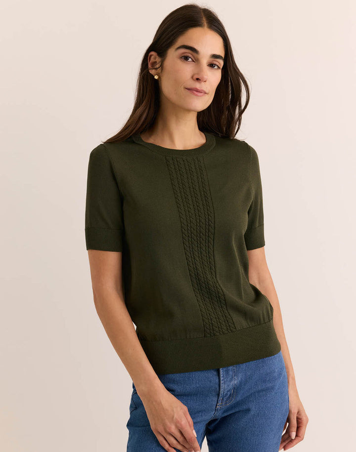Katie Short Sleeve Sweater