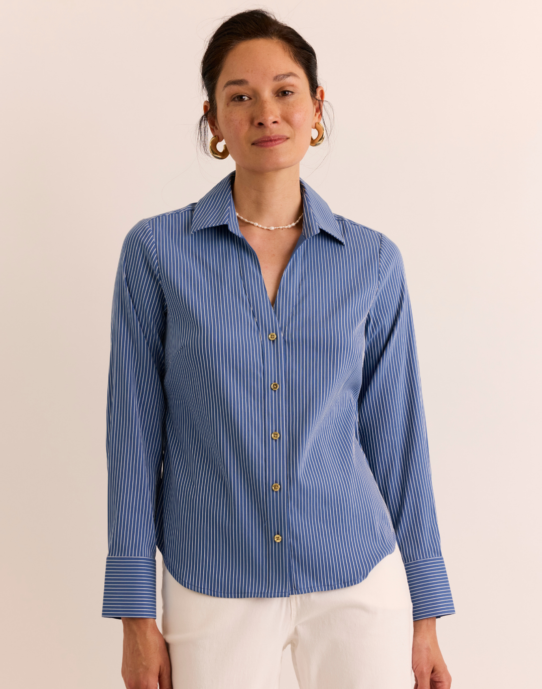 Lindsey Ribbon Stripe Long Sleeve Top