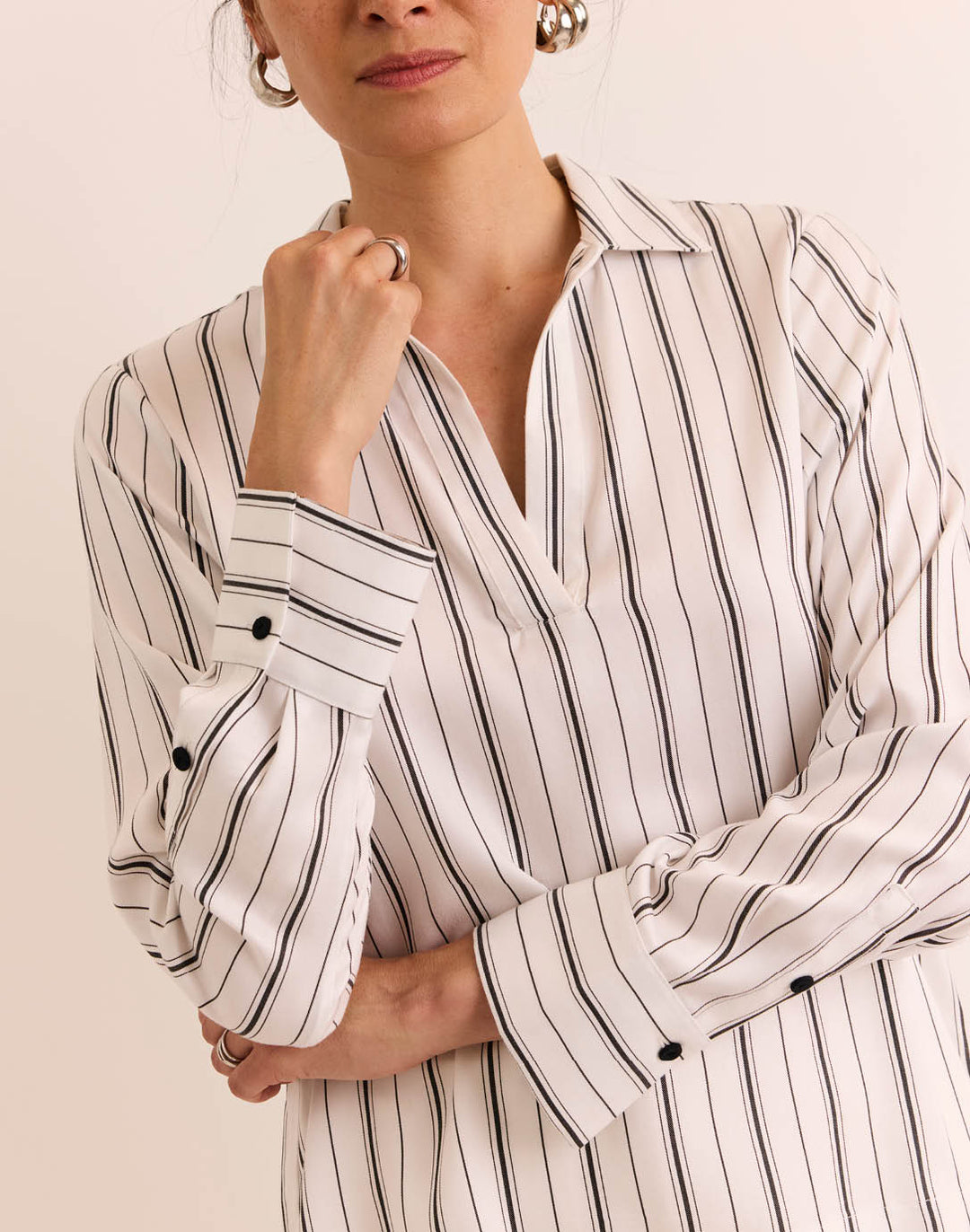 Mona Long Sleeve Striped Top