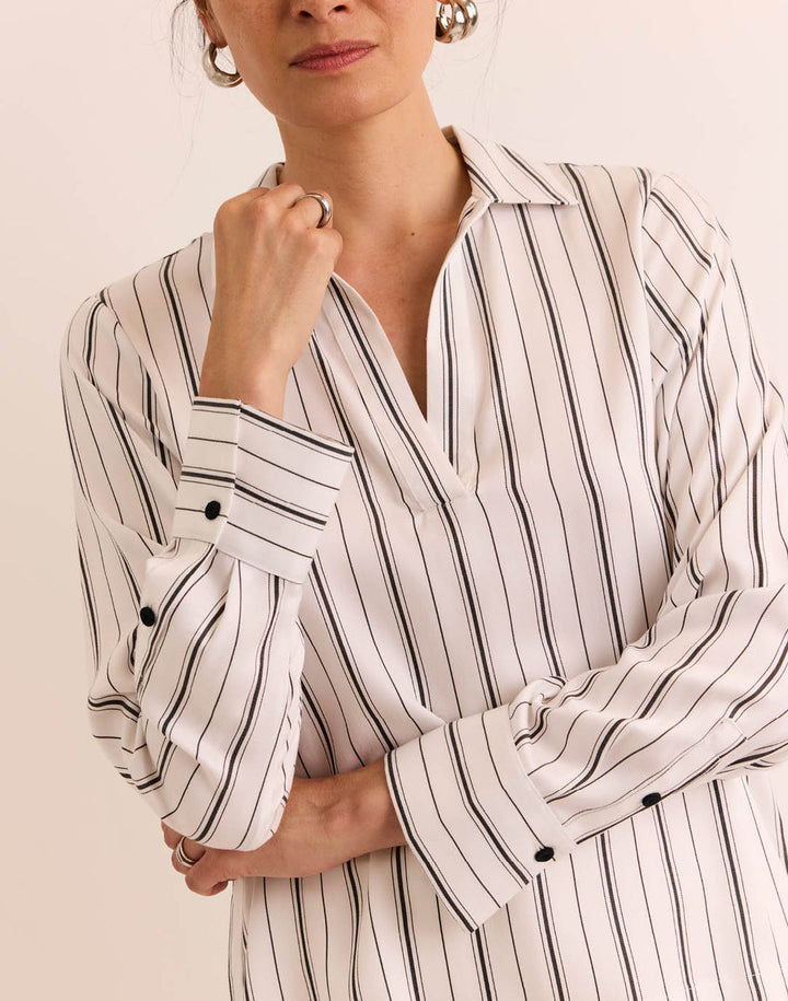 Mona Long Sleeve Striped Top