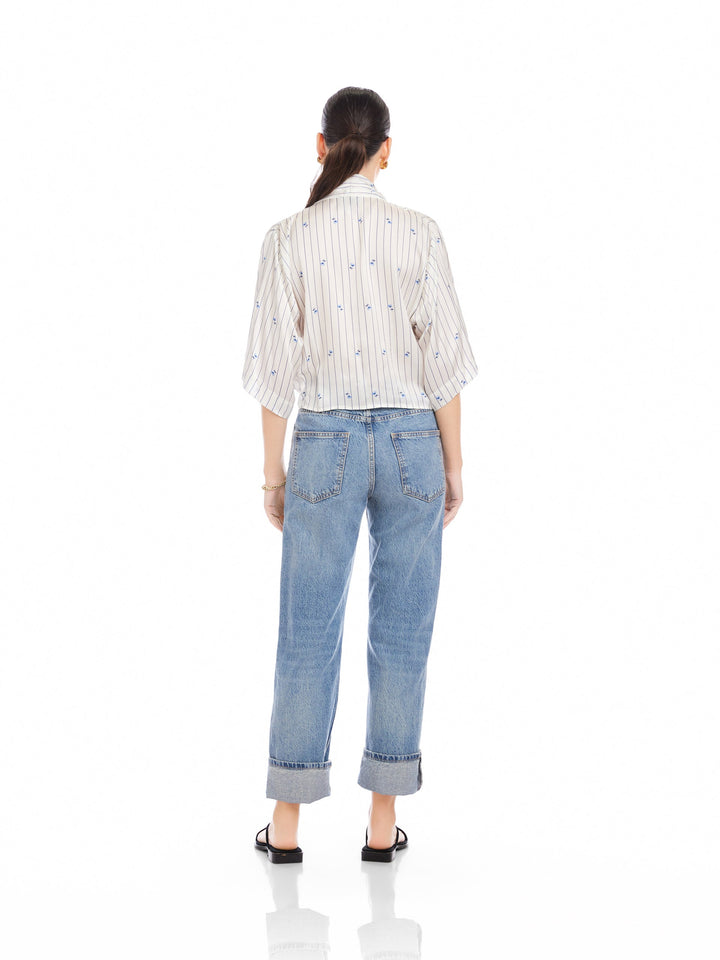 Bernice Tie-Front Blouse