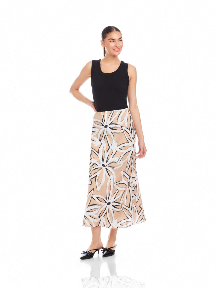 Eva Bias Ankle Skirt