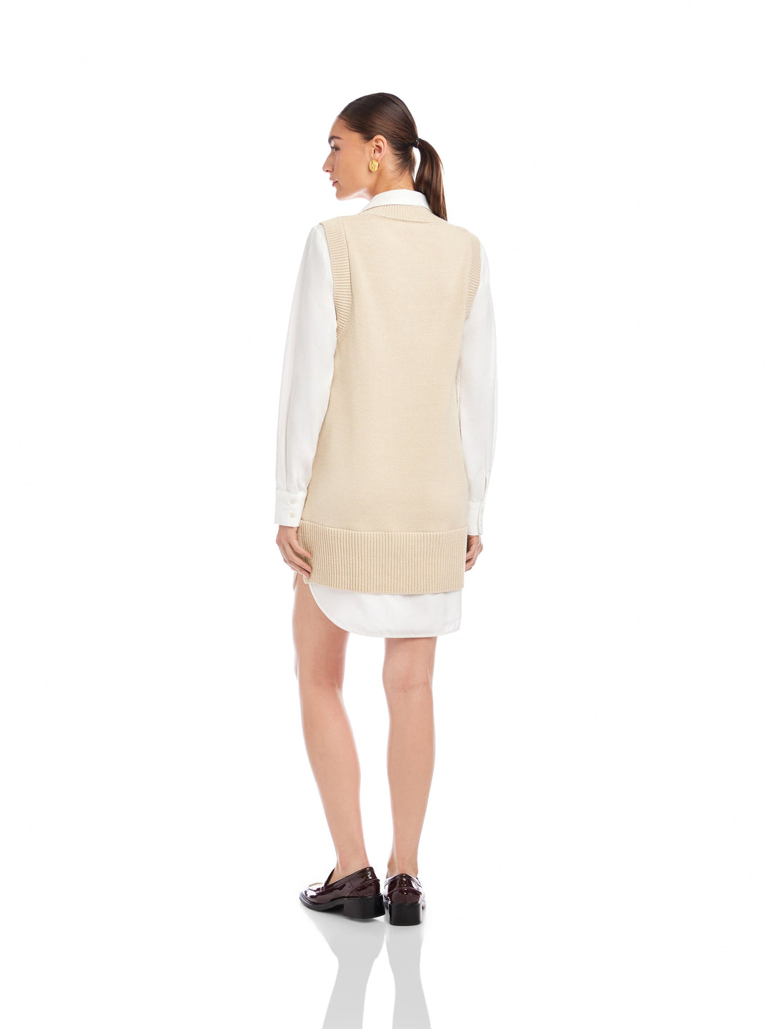 Elora Mixed Media Dress