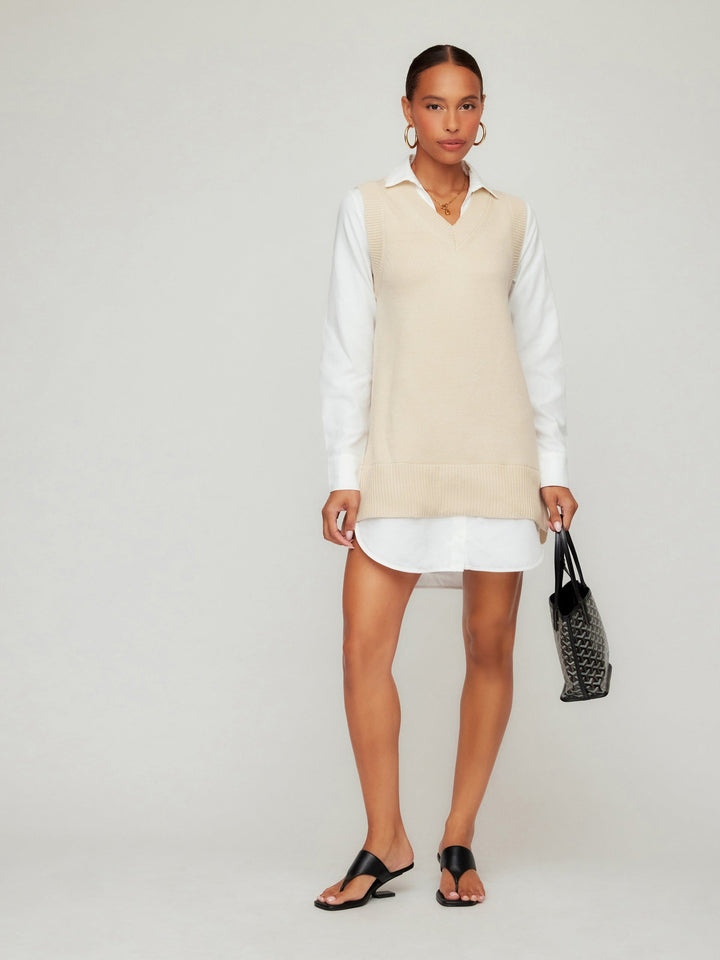 Elora Mixed Media Dress