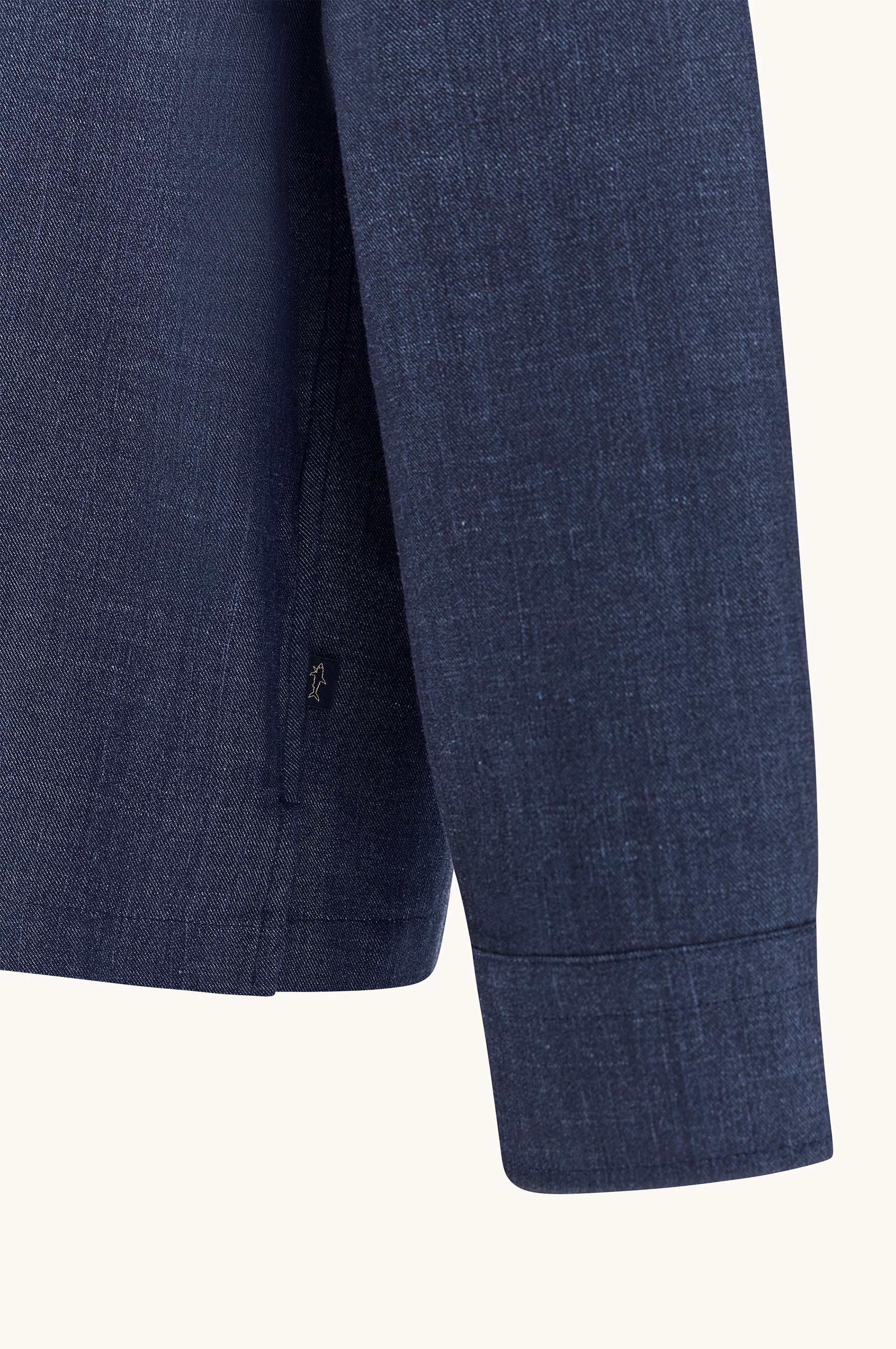 Loro piana デニムブルー ダンガリー　長袖シャツ Loro Piana Jersely Overshirt – Hampton's