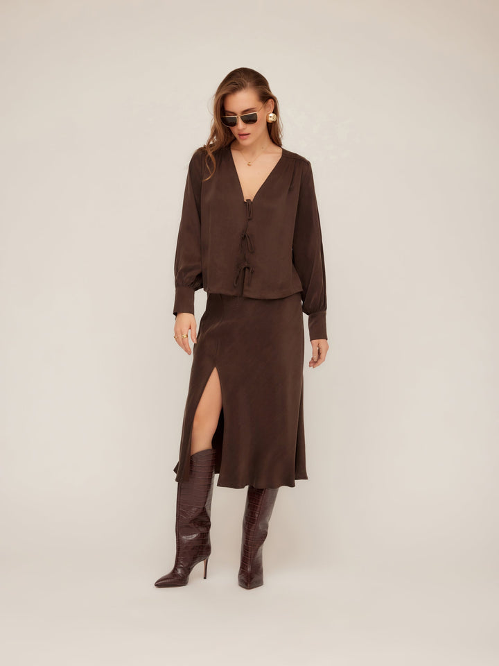 Kayla Bow Detail Blouse