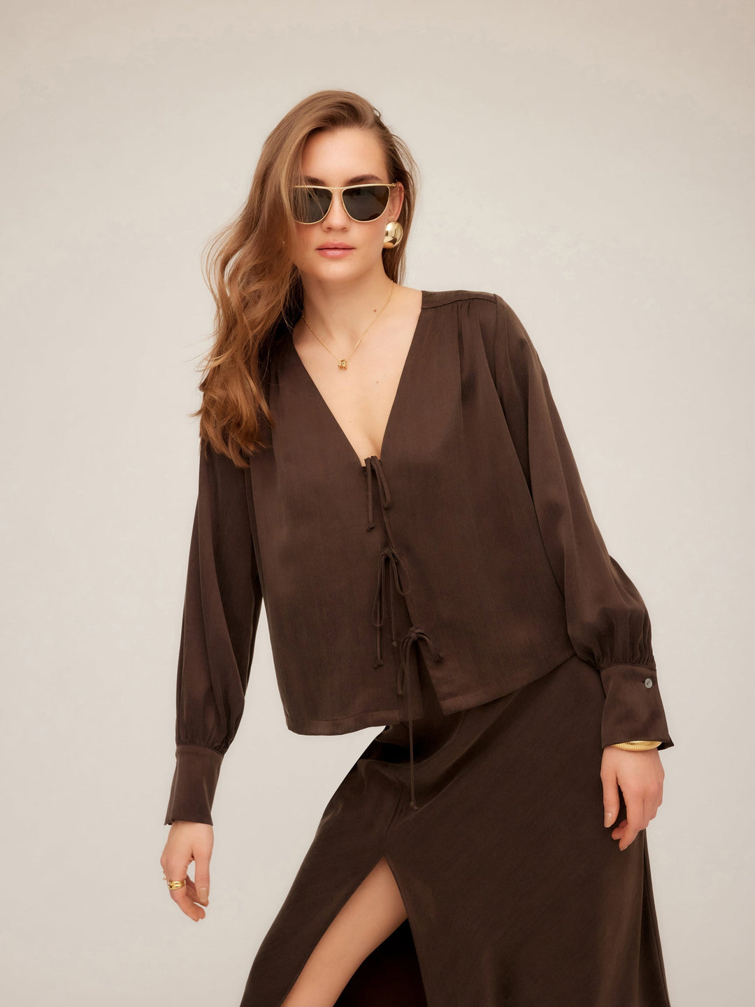 Kayla Bow Detail Blouse