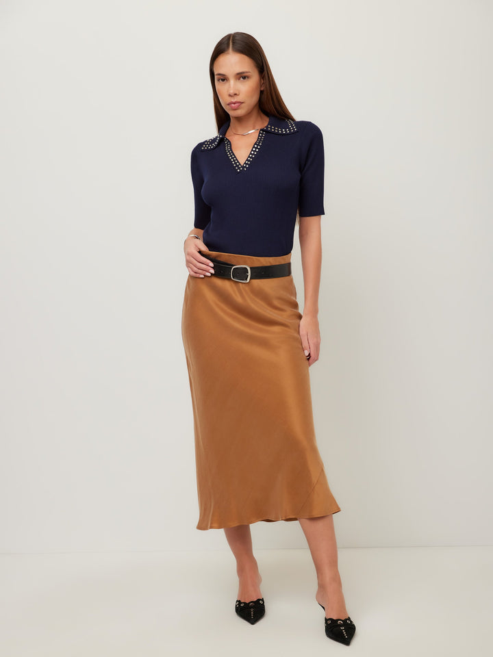 Eva Bias Ankle Skirt