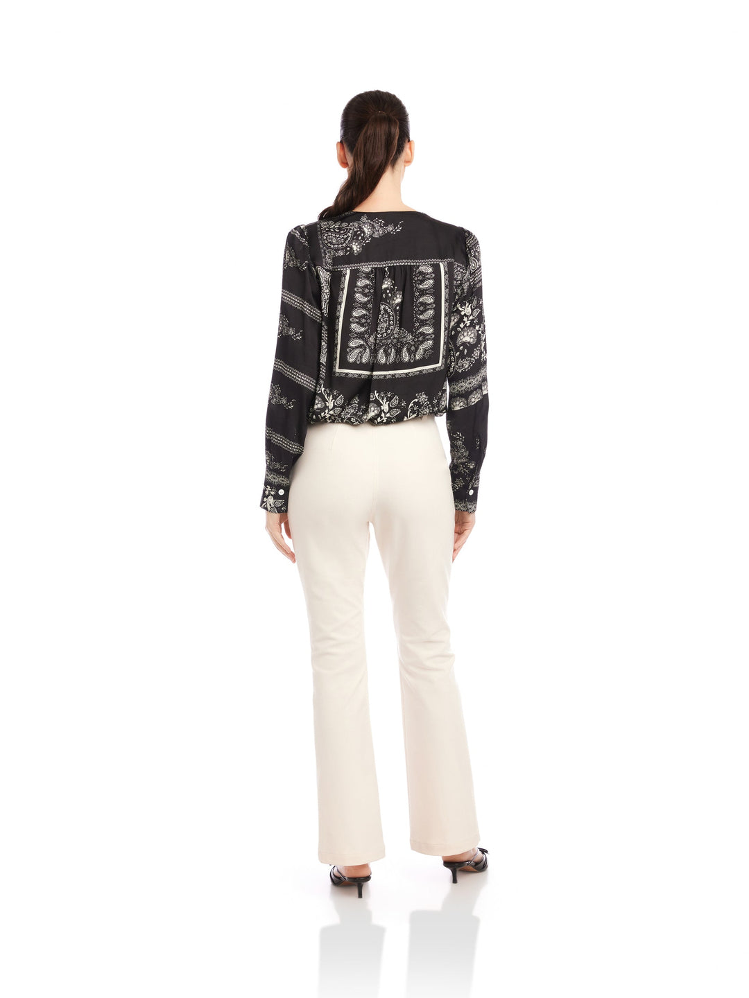 Ines Drape Front Top