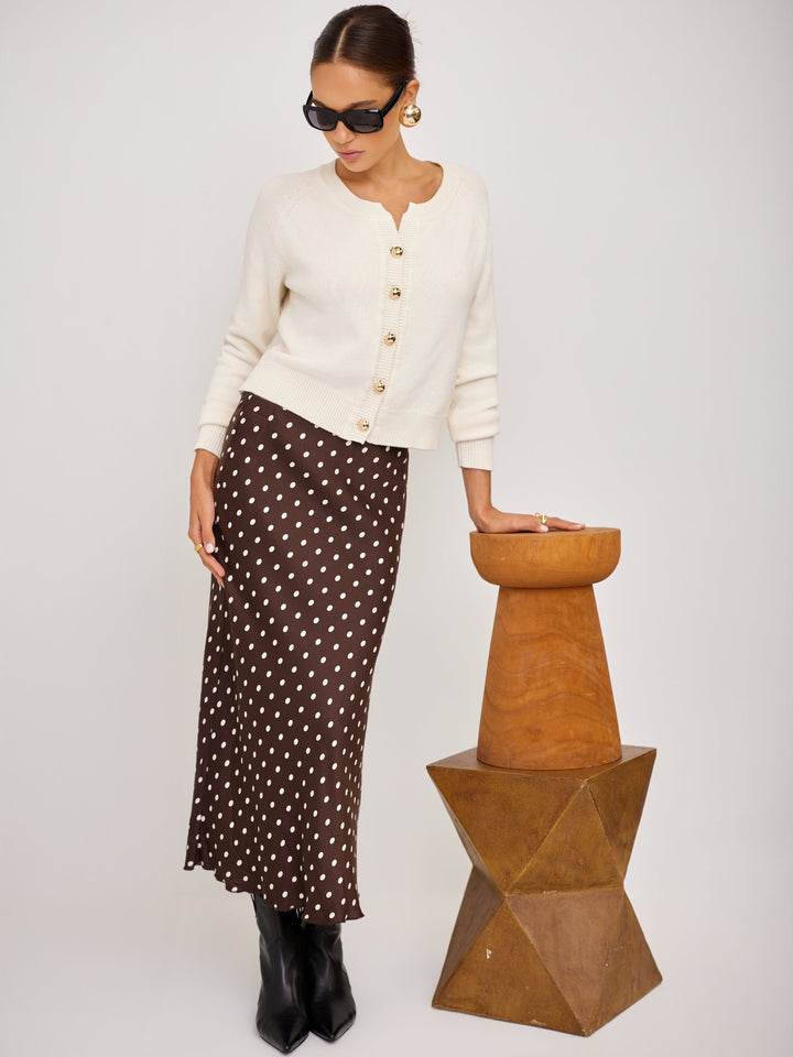 Mia Bias Midi Skirt