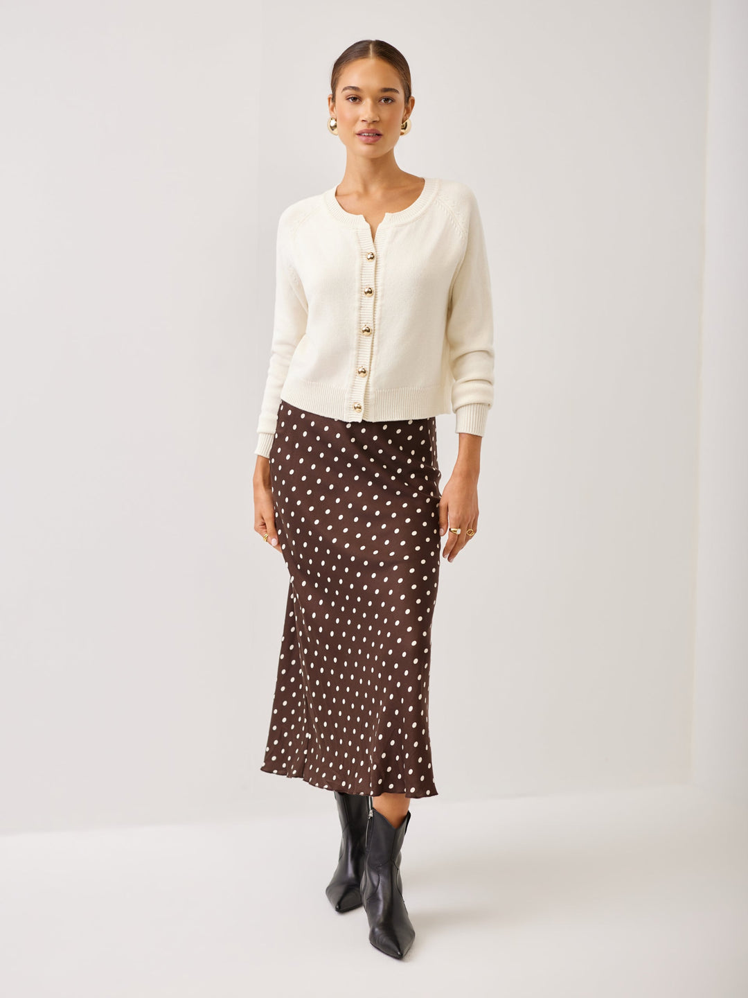 Mia Bias Midi Skirt