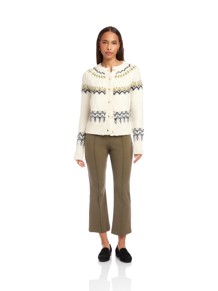 Astrid Fair Isle Cardigan Sweater