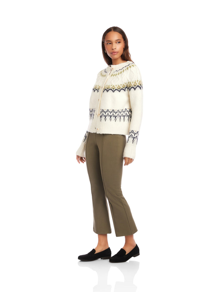 Astrid Fair Isle Cardigan Sweater