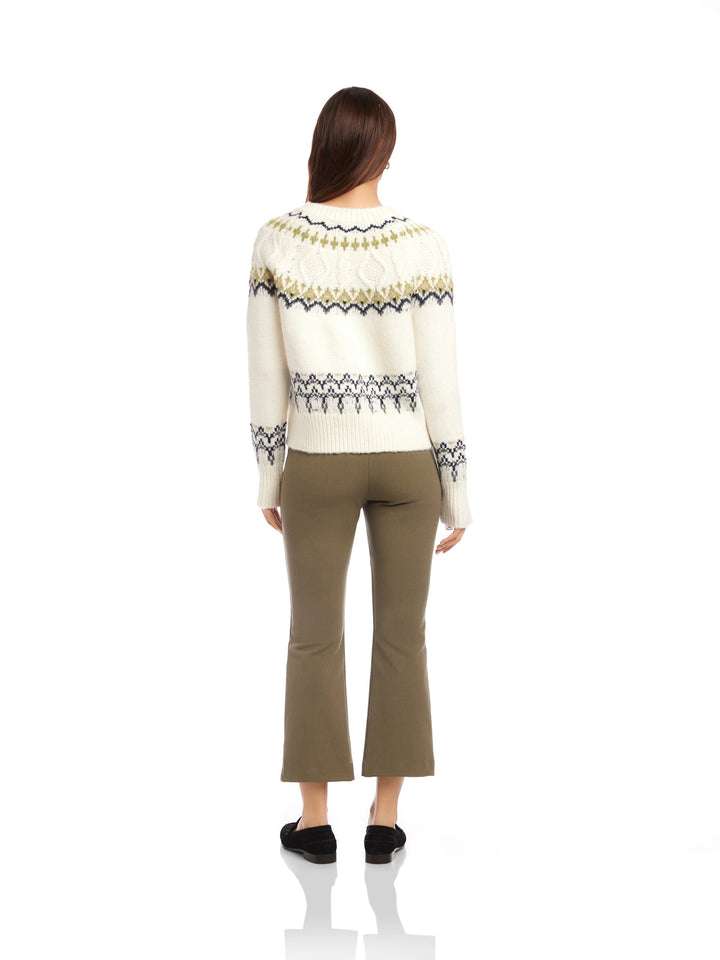Astrid Fair Isle Cardigan Sweater