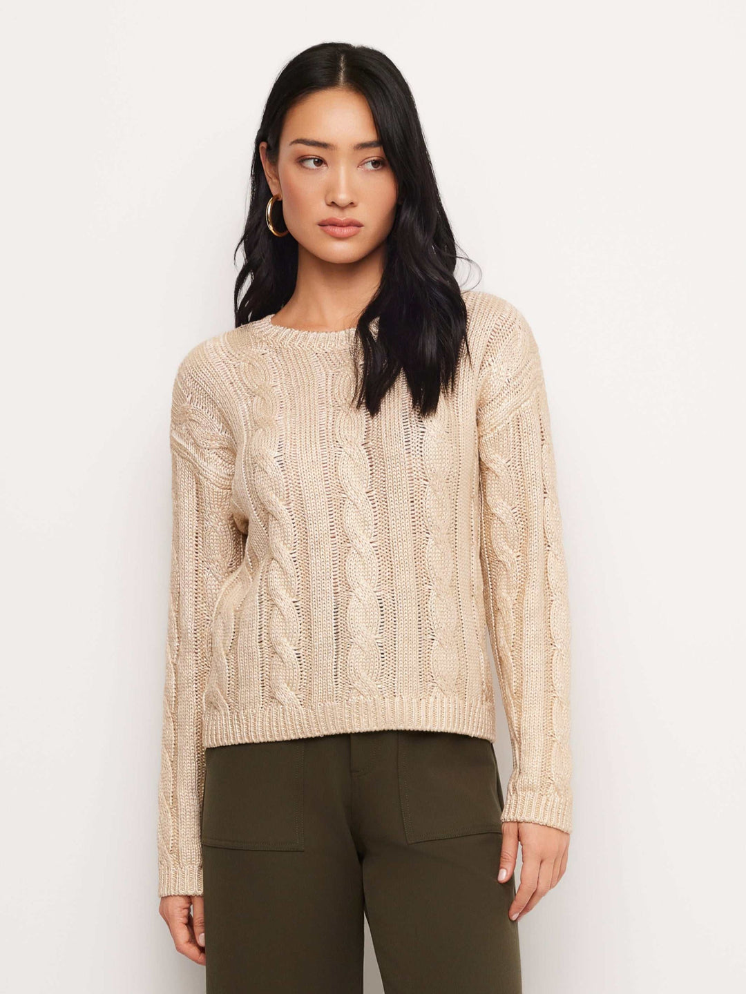 Levie Metallic Sweater