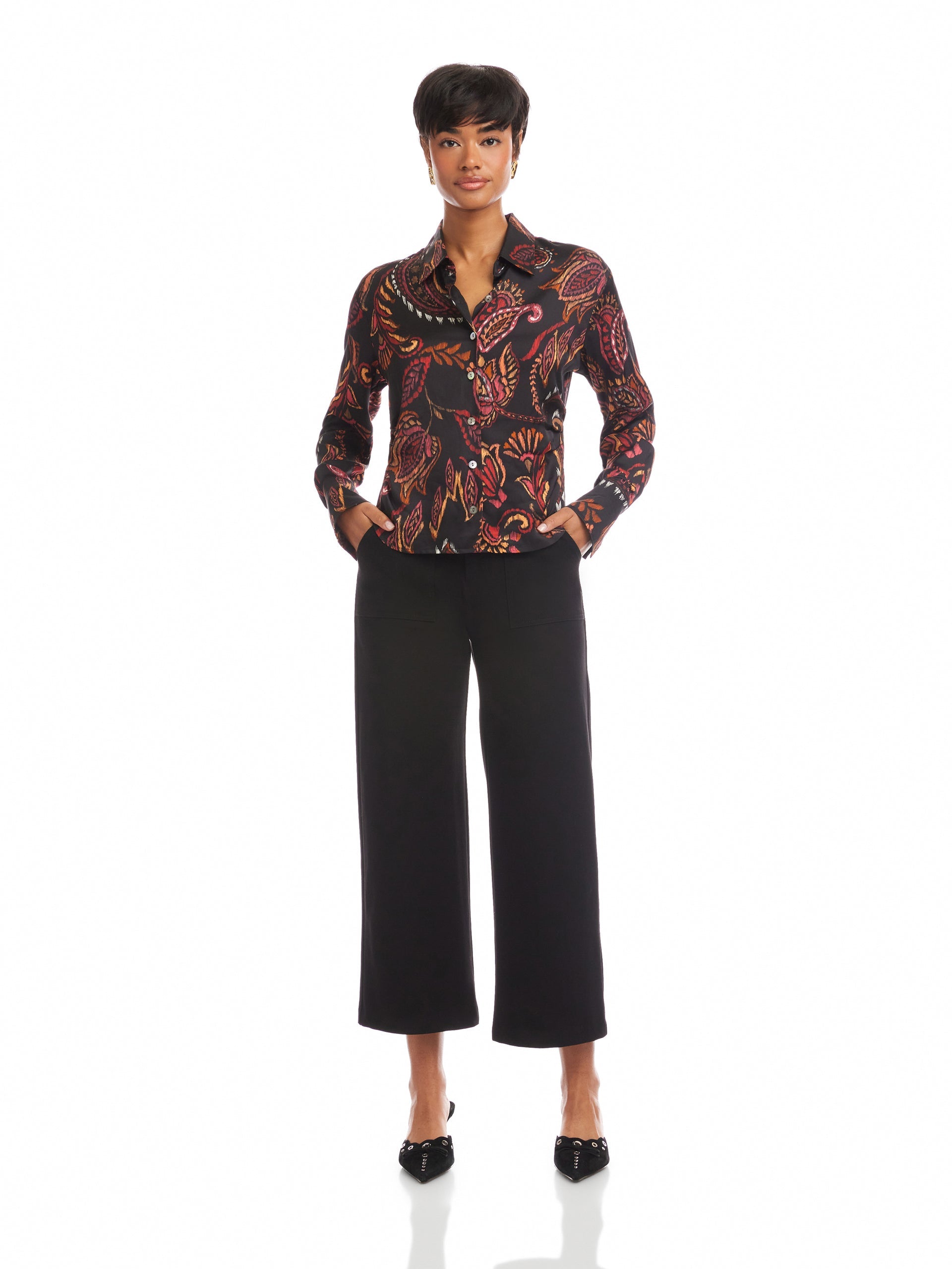 Tawnie Side Pleat Top – Hampton's