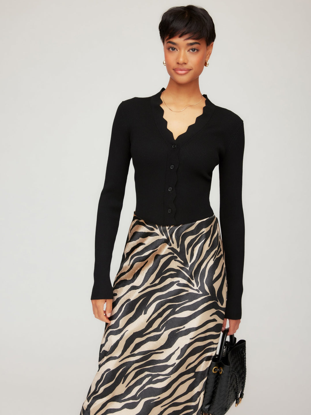 Bliss Scallop Edge Cardigan