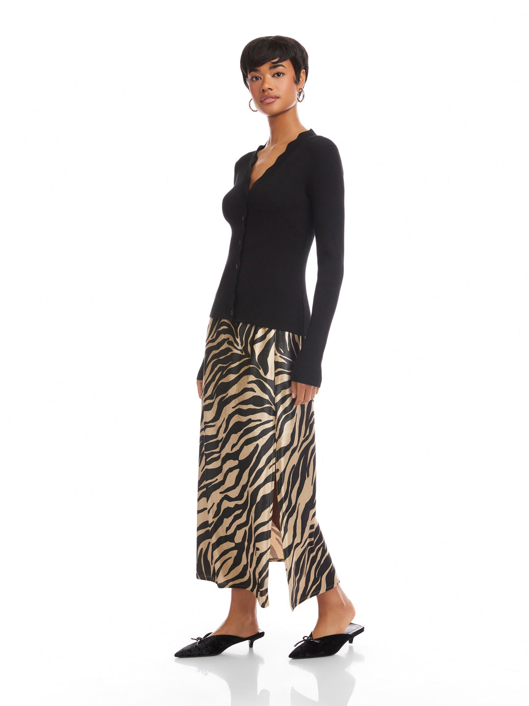 Bliss Scallop Edge Cardigan