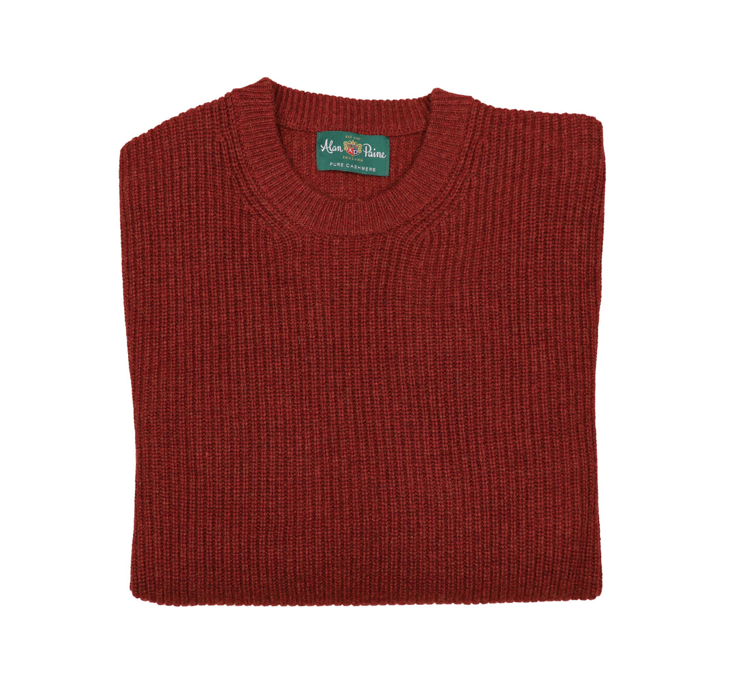Foxton Cashmere Ribbed Crewneck