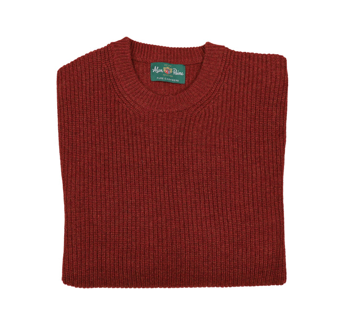 Foxton Cashmere Ribbed Crewneck