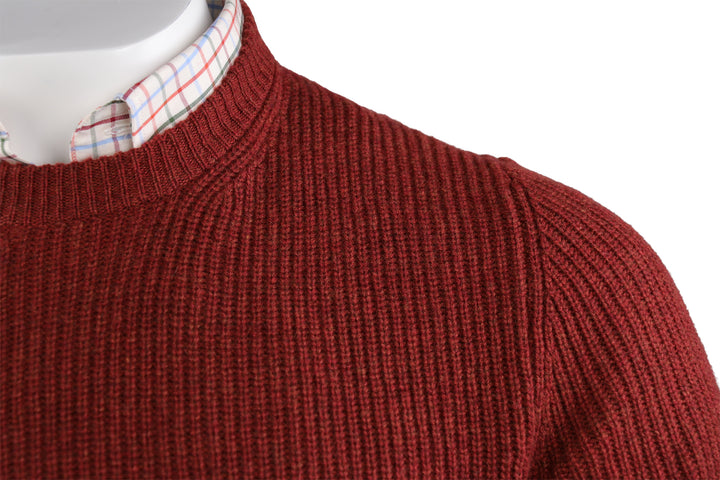 Foxton Cashmere Ribbed Crewneck
