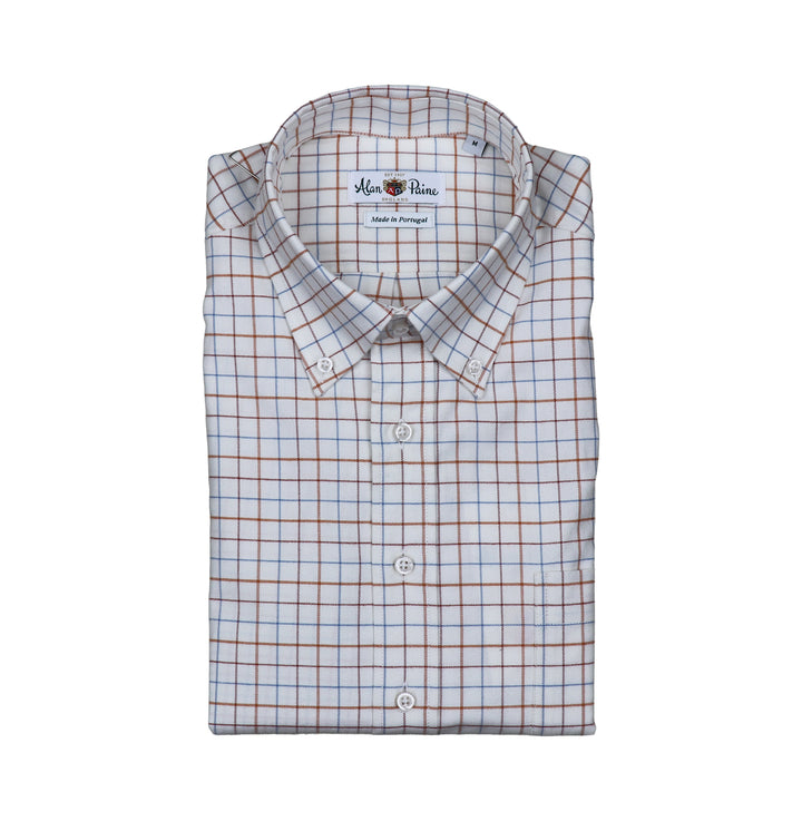 Country Check Button Down Cedarwood Tattersall