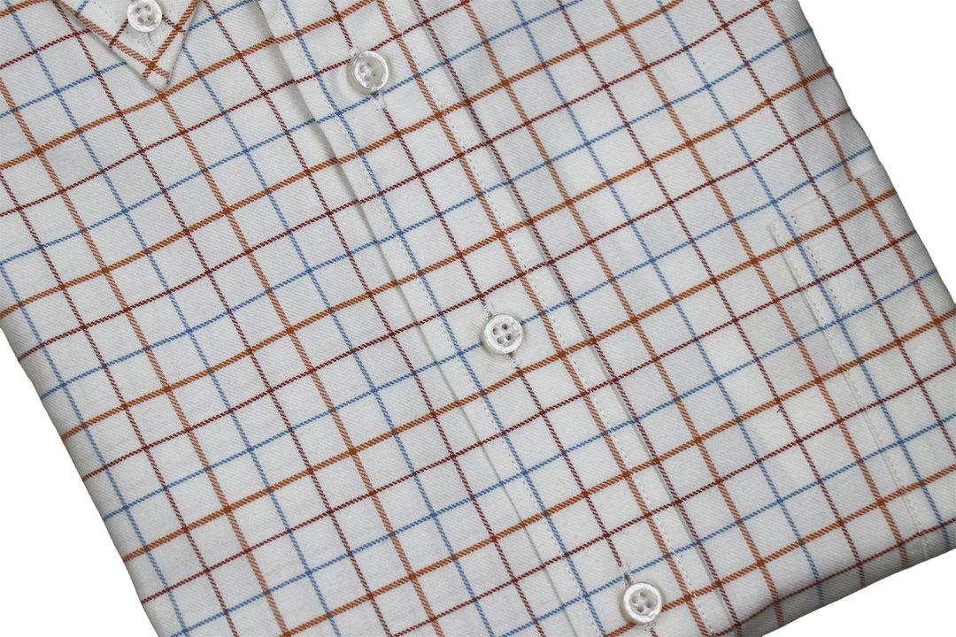 Country Check Button Down Cedarwood Tattersall
