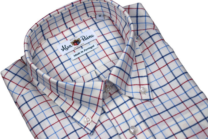 Country Check Classic Fit Button Down Patriot Tattersall