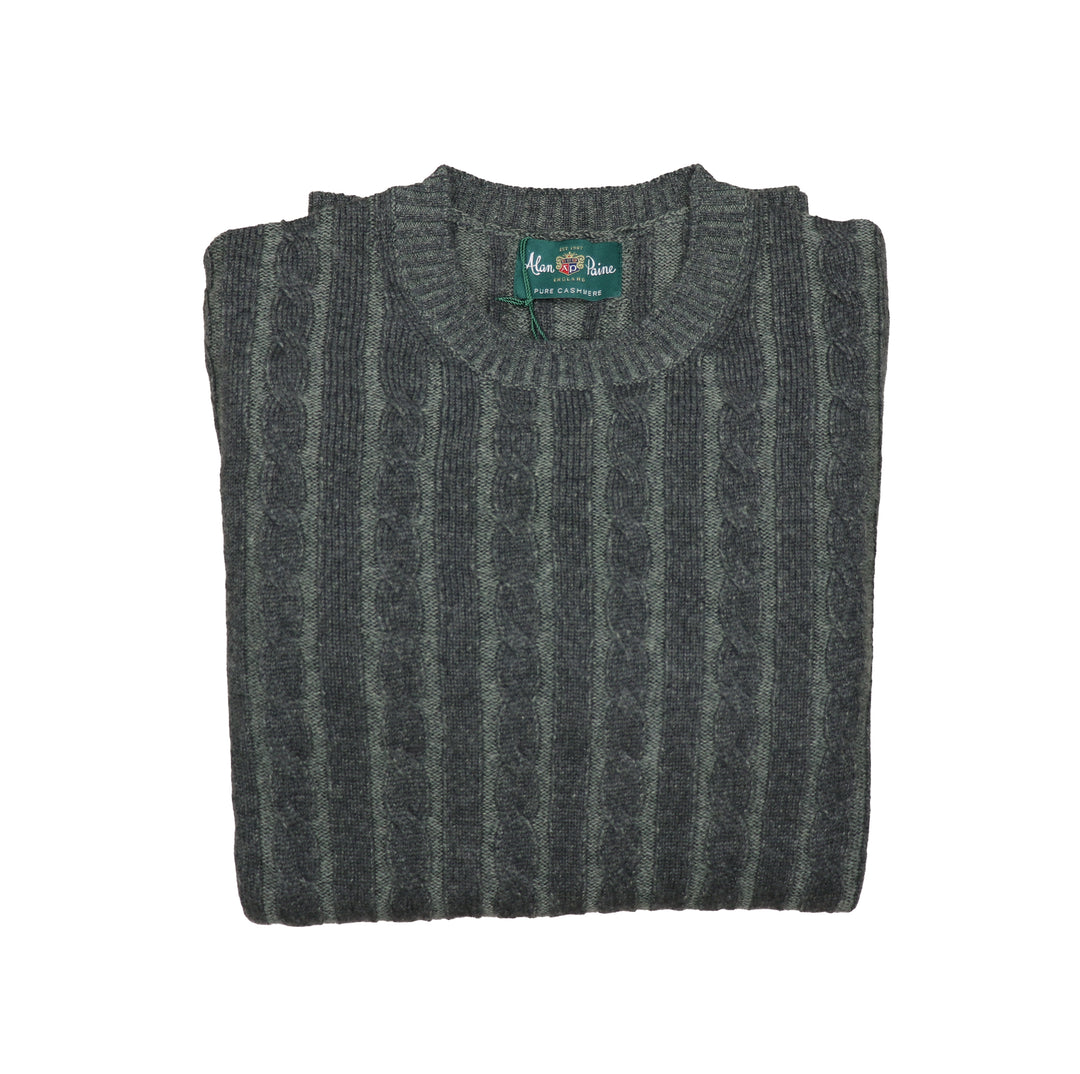 Morwick Cashmere Cable Crewneck