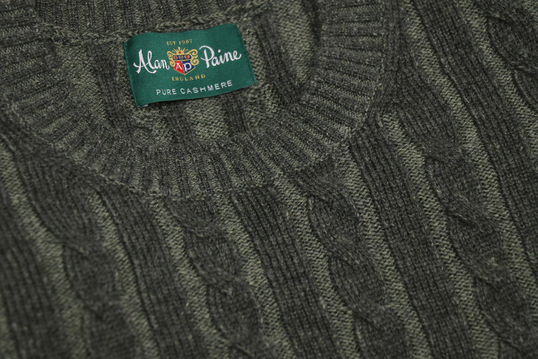 Morwick Cashmere Cable Crewneck