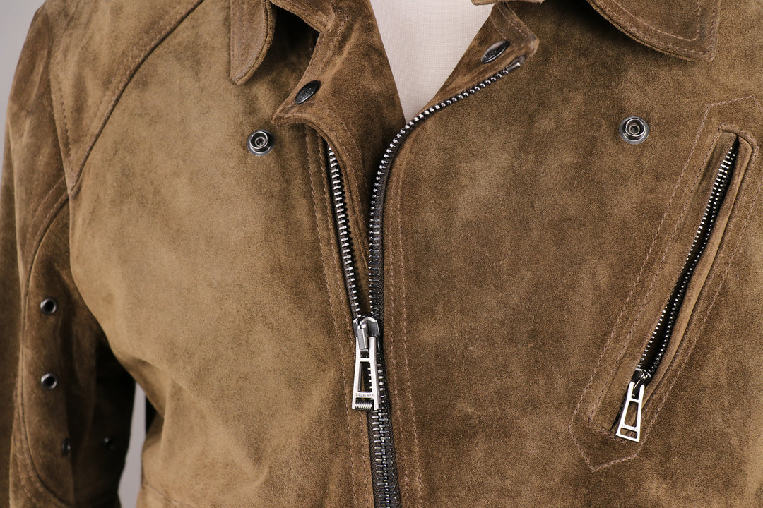 Charlie Suede Motorcycle Jacket