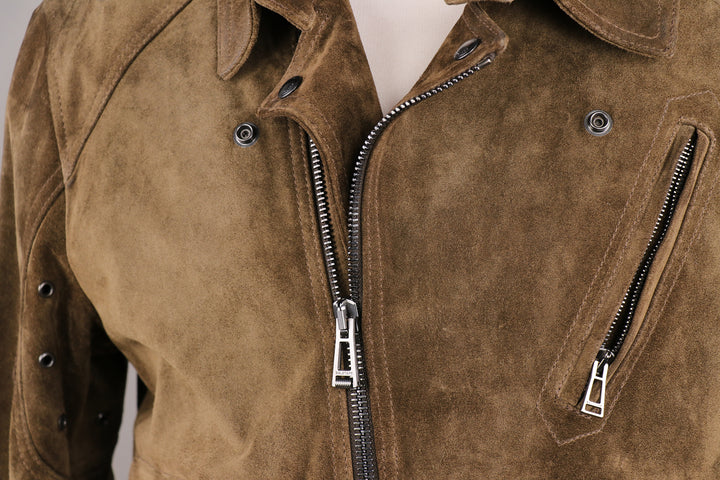 Charlie Suede Motorcycle Jacket