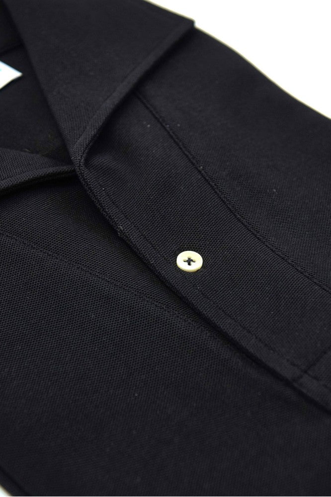 Capri Organic Cotton Polo - Black