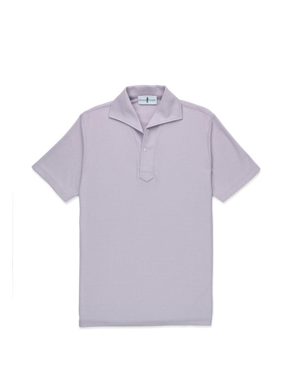 Capri Organic Cotton Polo - Lilac