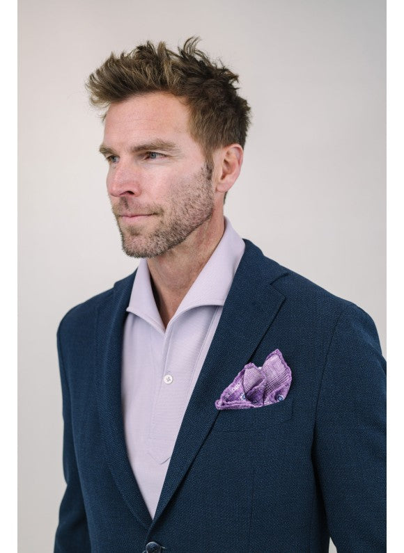 Capri Organic Cotton Polo - Lilac