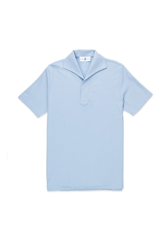 Capri Organic Cotton Polo -Light Blue