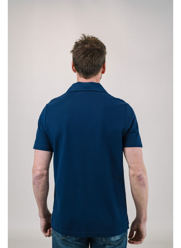 Capri Organic Cotton Polo - Navy