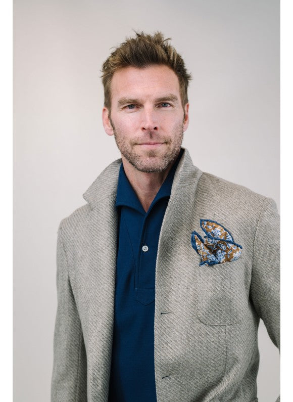 Capri Organic Cotton Polo - Navy