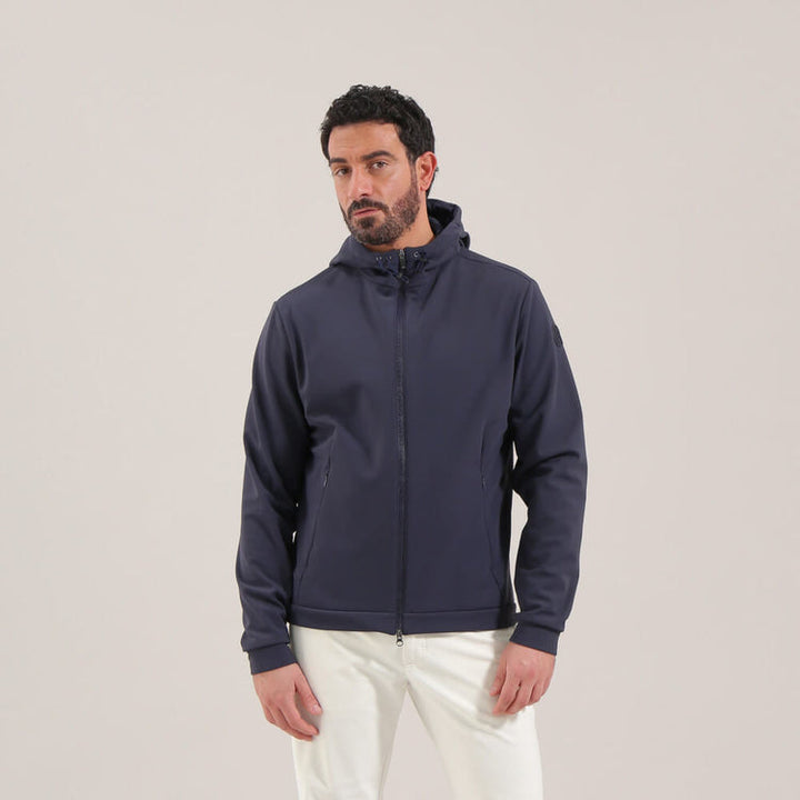 The Million Hooded All-Weather Jacket in Navy