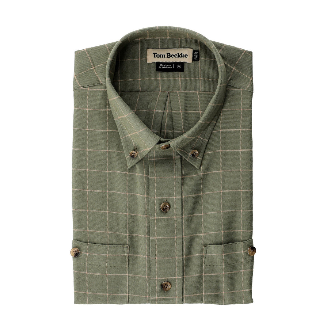 Dixon Brushed Cotton Twill Shirt