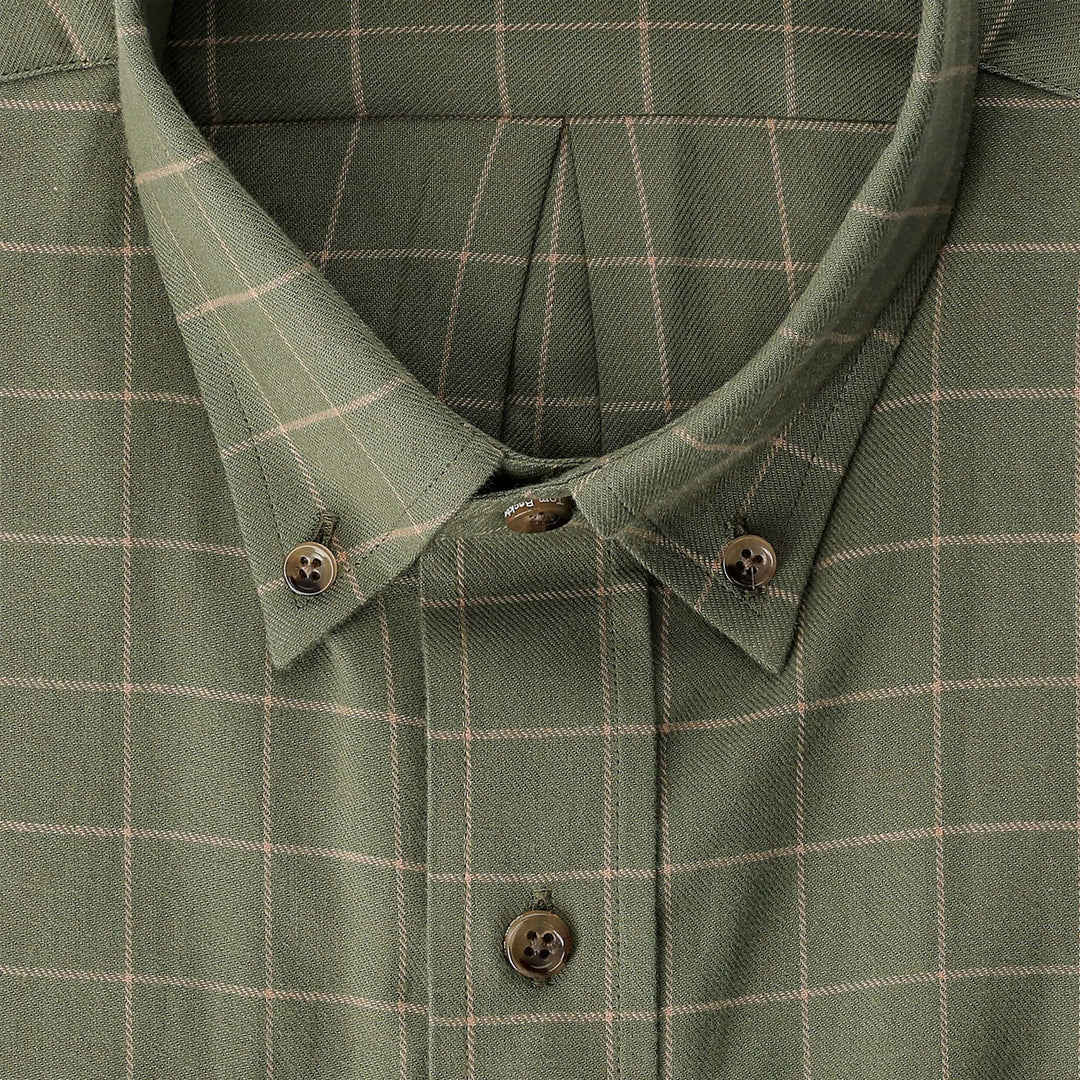 Dixon Brushed Cotton Twill Shirt