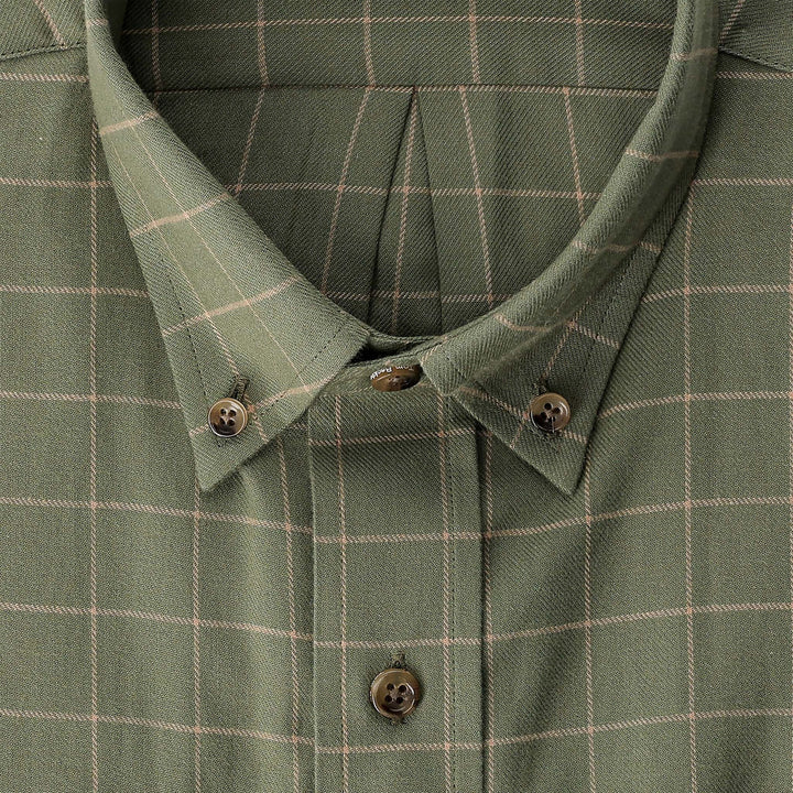 Dixon Brushed Cotton Twill Shirt