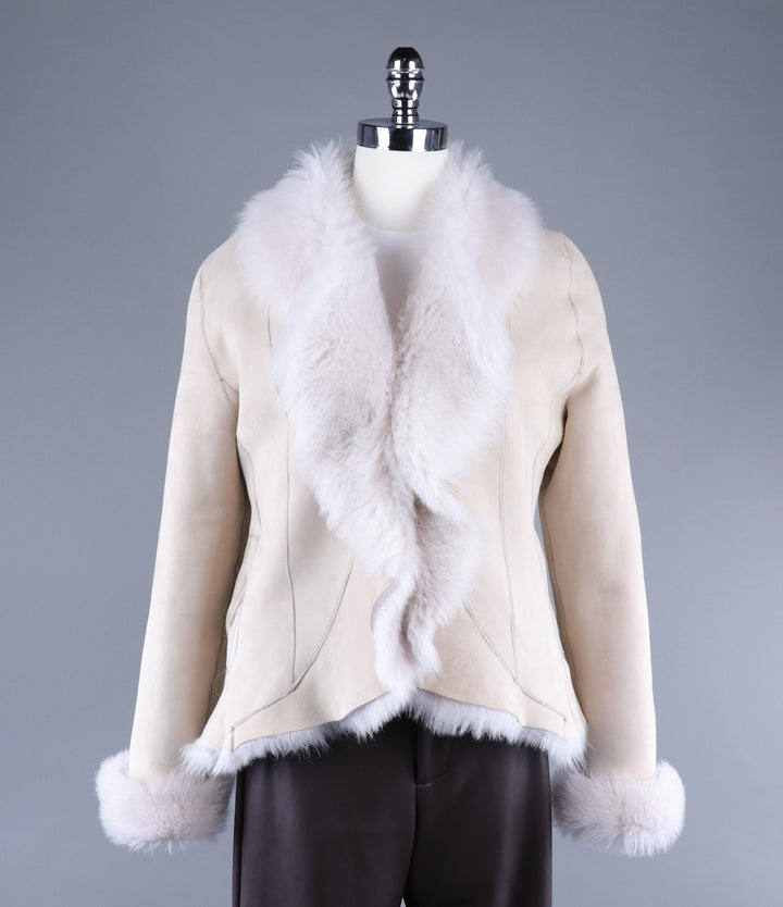 Sugar Shearling Bolero Jacket